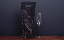 Load image into Gallery viewer, free flowing Black Welsh and silk - wine wallet