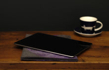 Load image into Gallery viewer, free flowing purples with silk - iPad