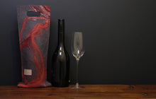 Load image into Gallery viewer, free flowing reds with silk - wine wallet