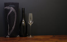 Load image into Gallery viewer, free flowing greys with silk - wine wallet