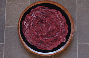 Red rose rug