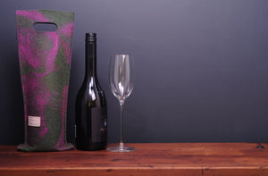 budding lilac - wine wallet