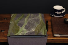 Load image into Gallery viewer, free flowing greens with silk - MacBook